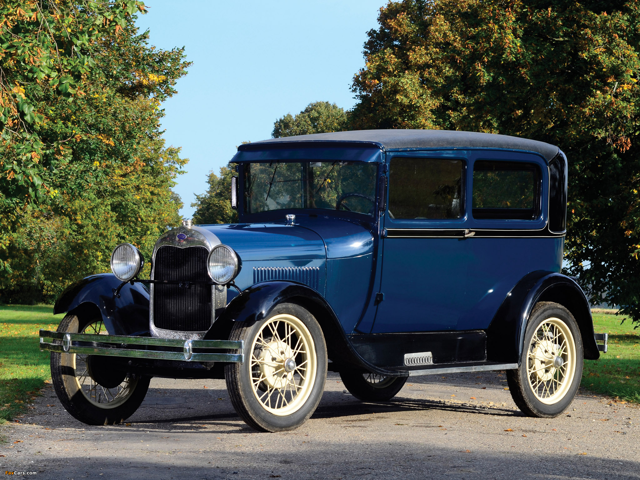 Ford Model A Tudor Sedan (55A) 1927–29 wallpapers (2048 x 1536)