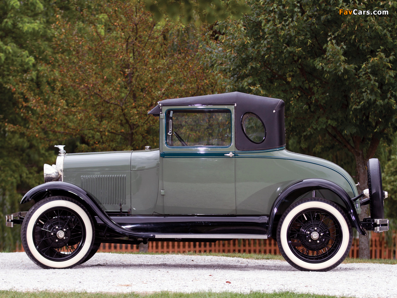 Ford Model A Business Coupe (54A) 1929 photos (800 x 600)