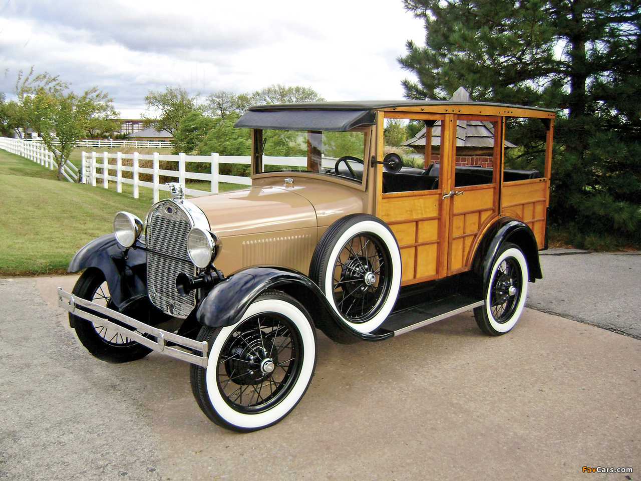 Ford Model A Woody Station Wagon (150A) 1929 photos (1280 x 960)