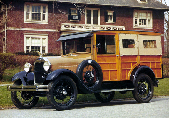 Ford Model A Woody Station Wagon (150A) 1929 photos