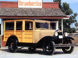 Ford Model A Woody Station Wagon (150A) 1929 wallpapers