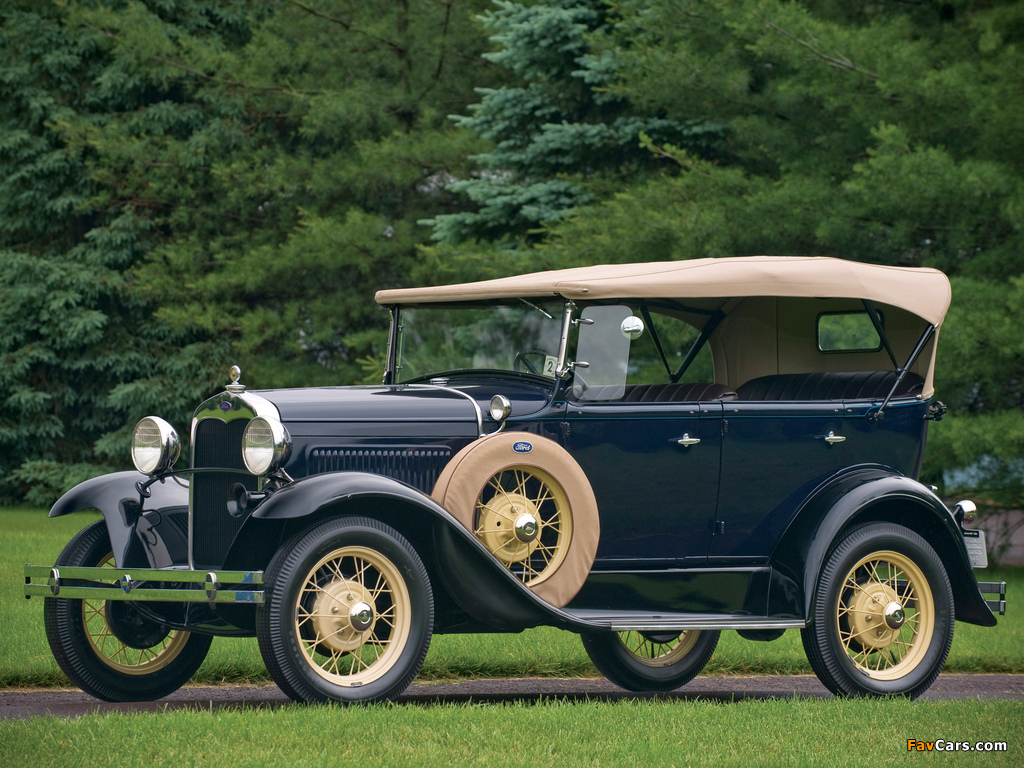 Ford Model A 4-door Phaeton (35B) 1930–31 images (1024 x 768)