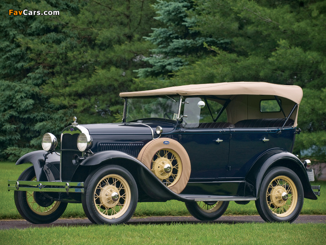 Ford Model A 4-door Phaeton (35B) 1930–31 images (640 x 480)