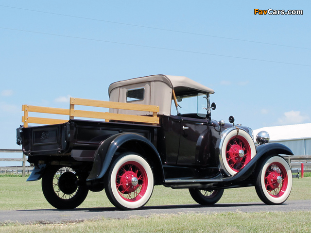 Ford Model A Roadster Pickup (78B) 1930–31 images (640 x 480)