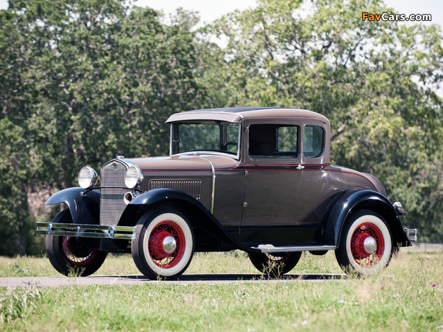 Ford Model A 5-window Coupe (45B) 1930–31 images (640 x 480)