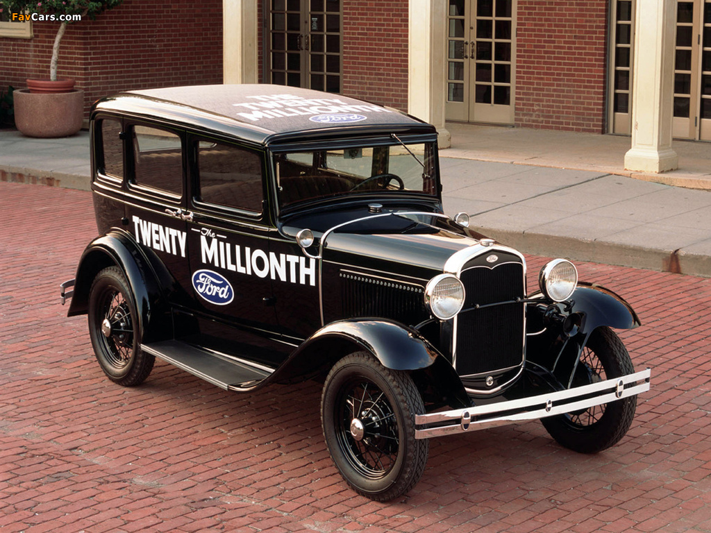 Ford Model A Town Sedan 1930–31 photos (1024 x 768)