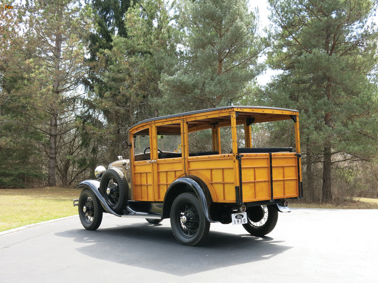 Ford Model A Station Wagon (150B) 1930–31 photos (1280 x 960)