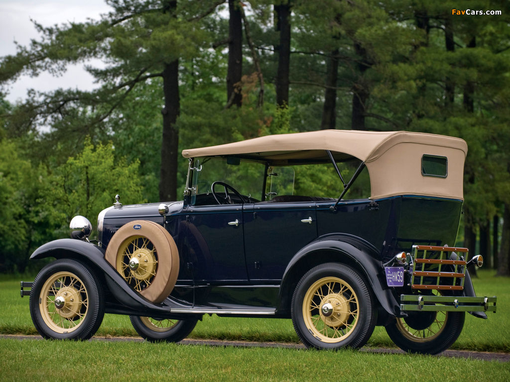 Ford Model A 4-door Phaeton (35B) 1930–31 photos (1024 x 768)