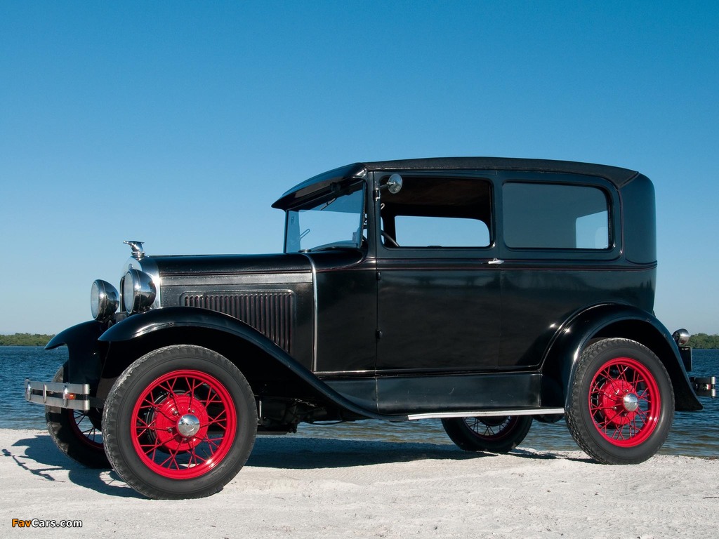 Ford Model A Tudor Sedan (55B) 1930–31 pictures (1024 x 768)