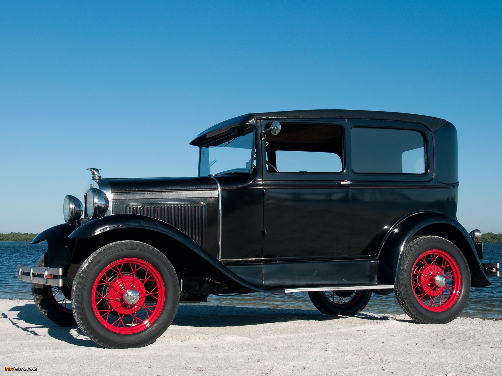 Ford Model A Tudor Sedan (55B) 1930–31 pictures (1600 x 1200)