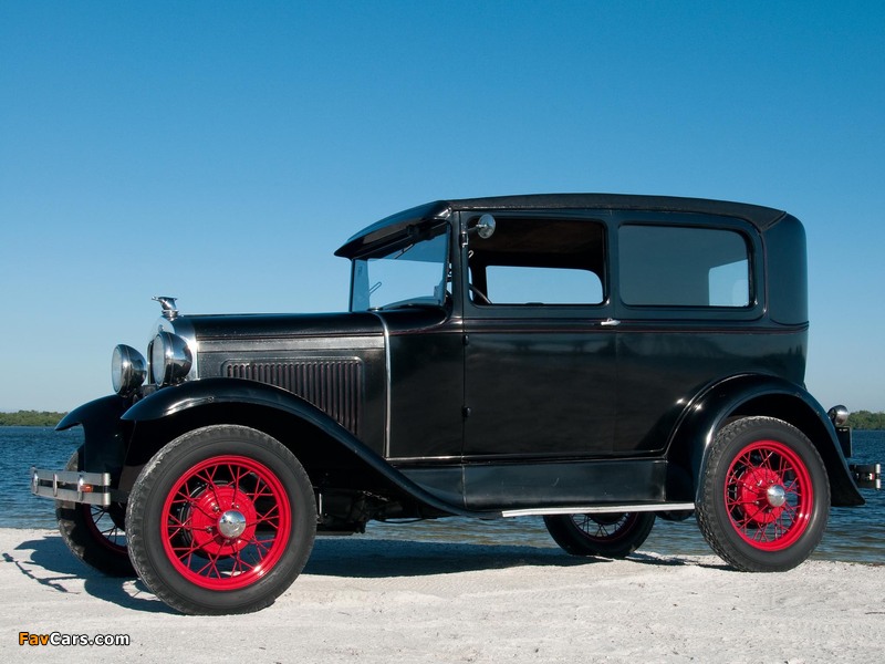 Ford Model A Tudor Sedan (55B) 1930–31 pictures (800 x 600)