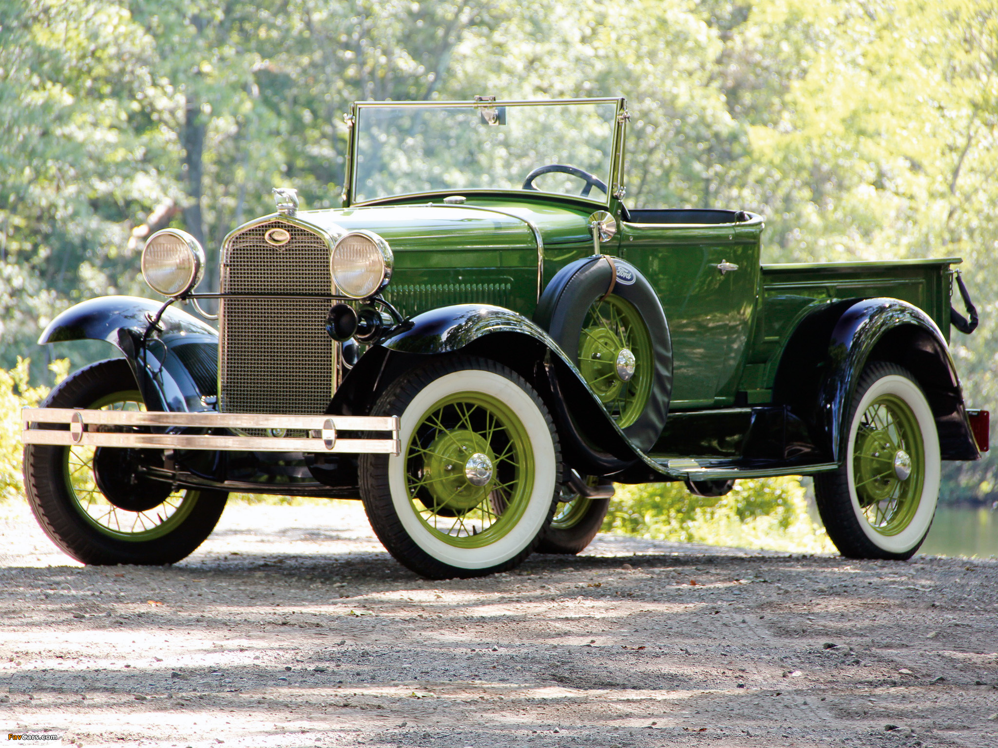 Ford Model A Open Cab Pickup (76V) 1930–31 wallpapers (2048 x 1536)