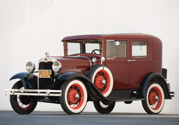 Ford Model A Fordor Sedan (170V) 1930–31 wallpapers