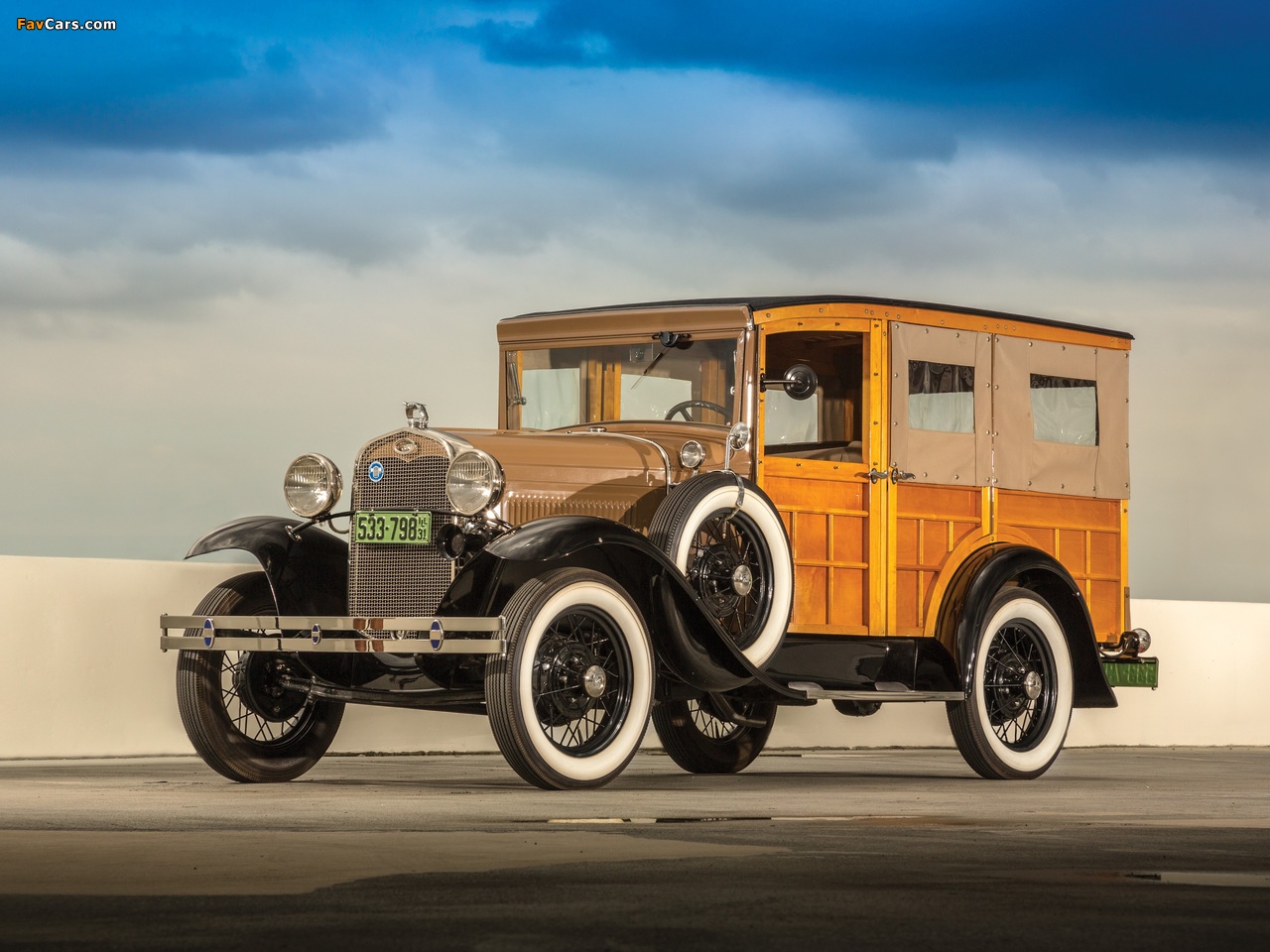 Ford Model A Station Wagon (150B) 1930–31 wallpapers (1280 x 960)