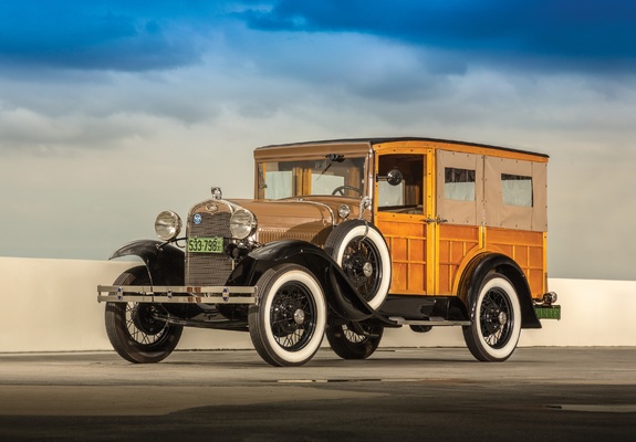 Ford Model A Station Wagon (150B) 1930–31 wallpapers