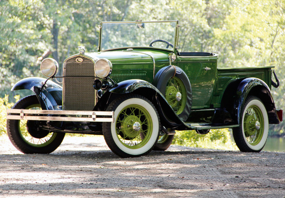Ford Model A Open Cab Pickup (76V) 1930–31 wallpapers