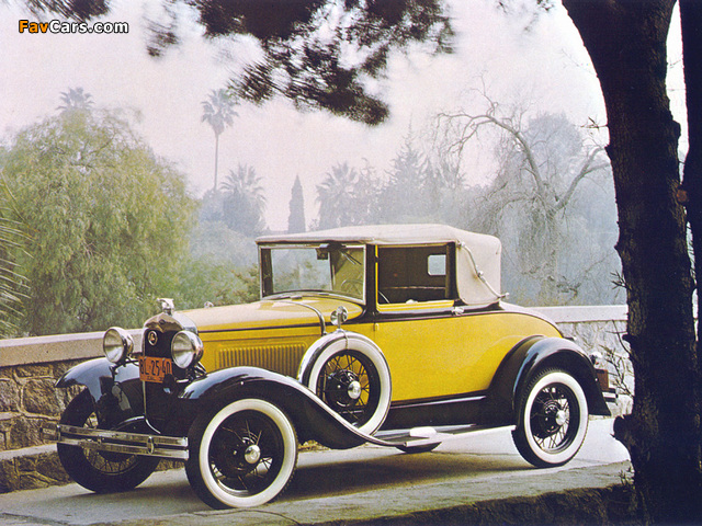 Ford Model A Sport Coupe (50B) 1930–31 wallpapers (640 x 480)