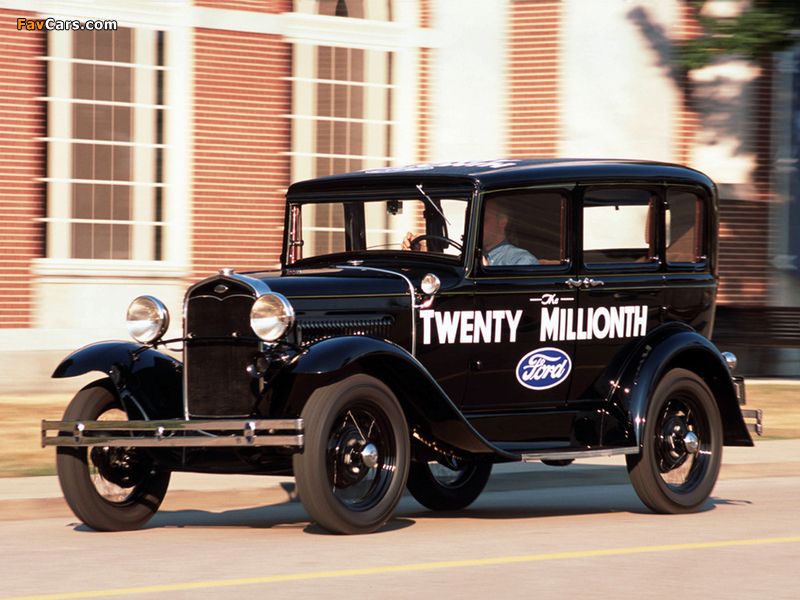 Ford Model A Town Sedan 1930–31 wallpapers (800 x 600)