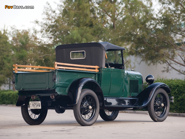 Ford Model A AR Roadster Pickup 1927–28 wallpapers (640 x 480)