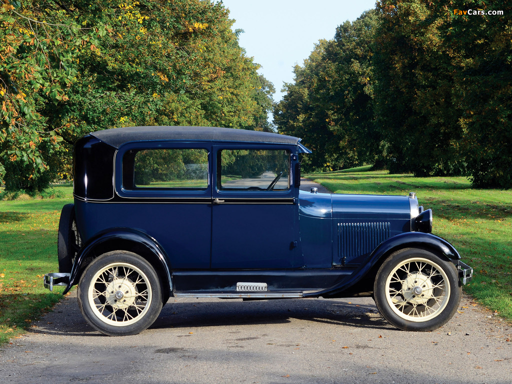 Images of Ford Model A Tudor Sedan (55A) 1927–29 (1024 x 768)