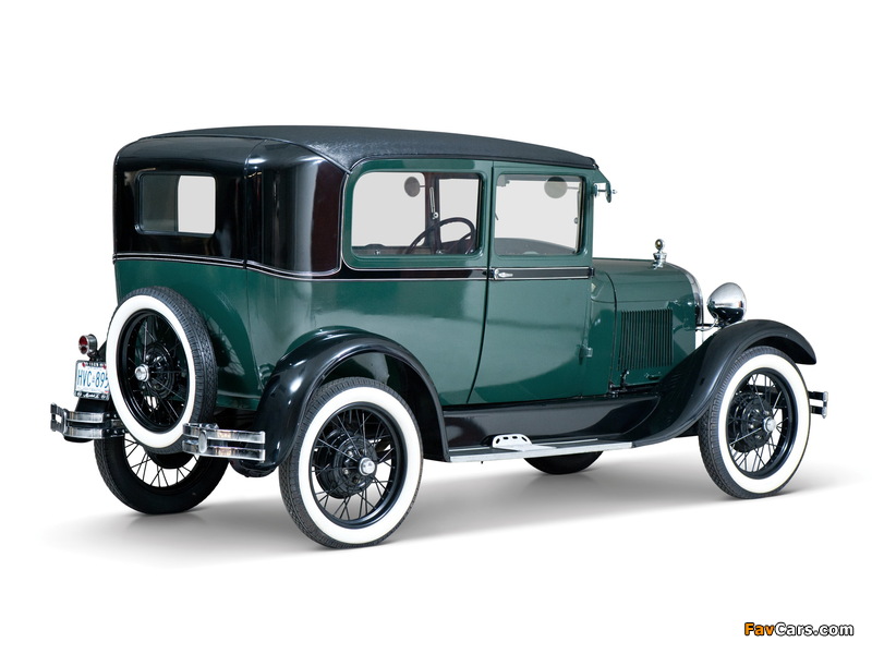 Images of Ford Model A Tudor Sedan (55A) 1927–29 (800 x 600)