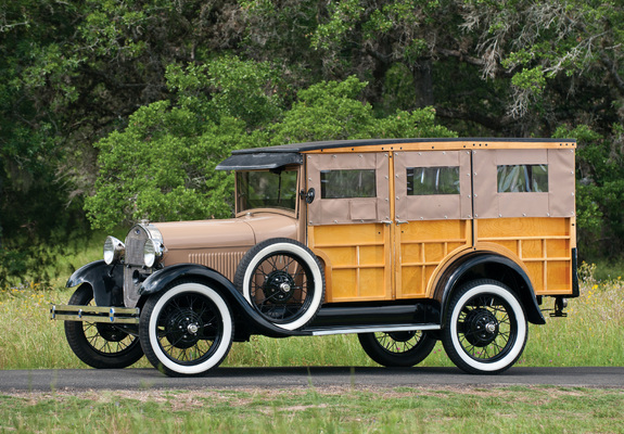 Images of Ford Model A Woody Station Wagon (150A) 1929