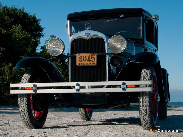 Images of Ford Model A Tudor Sedan (55B) 1930–31 (640 x 480)
