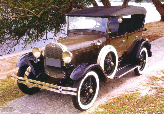 Photos of Ford Model A 4-door Phaeton (35A) 1927–29