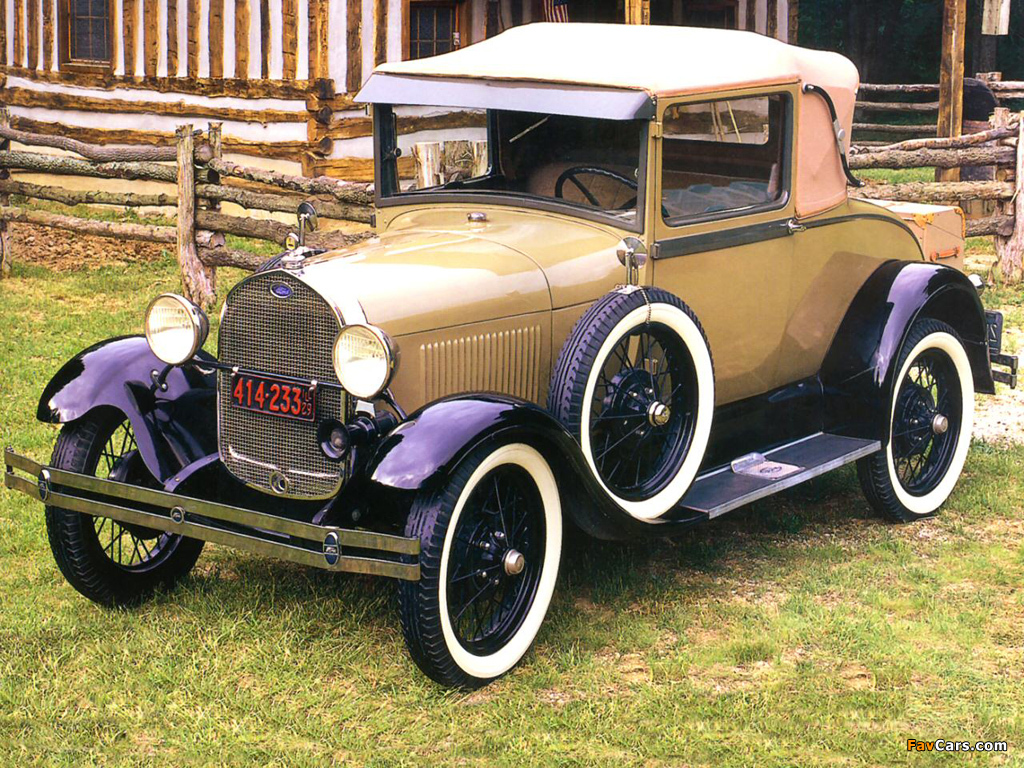 Photos of Ford Model A Sport Coupe (50A) 1927–29 (1024 x 768)