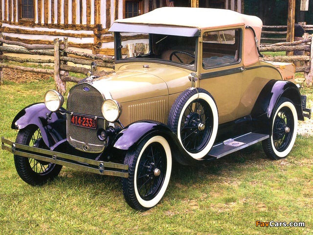 Photos of Ford Model A Sport Coupe (50A) 1927–29 (640 x 480)
