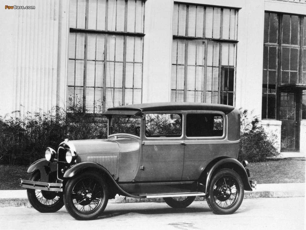 Photos of Ford Model A Tudor Sedan (55A) 1927–29 (1024 x 768)