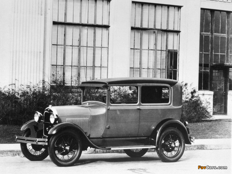 Photos of Ford Model A Tudor Sedan (55A) 1927–29 (800 x 600)