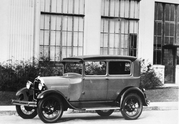 Photos of Ford Model A Tudor Sedan (55A) 1927–29