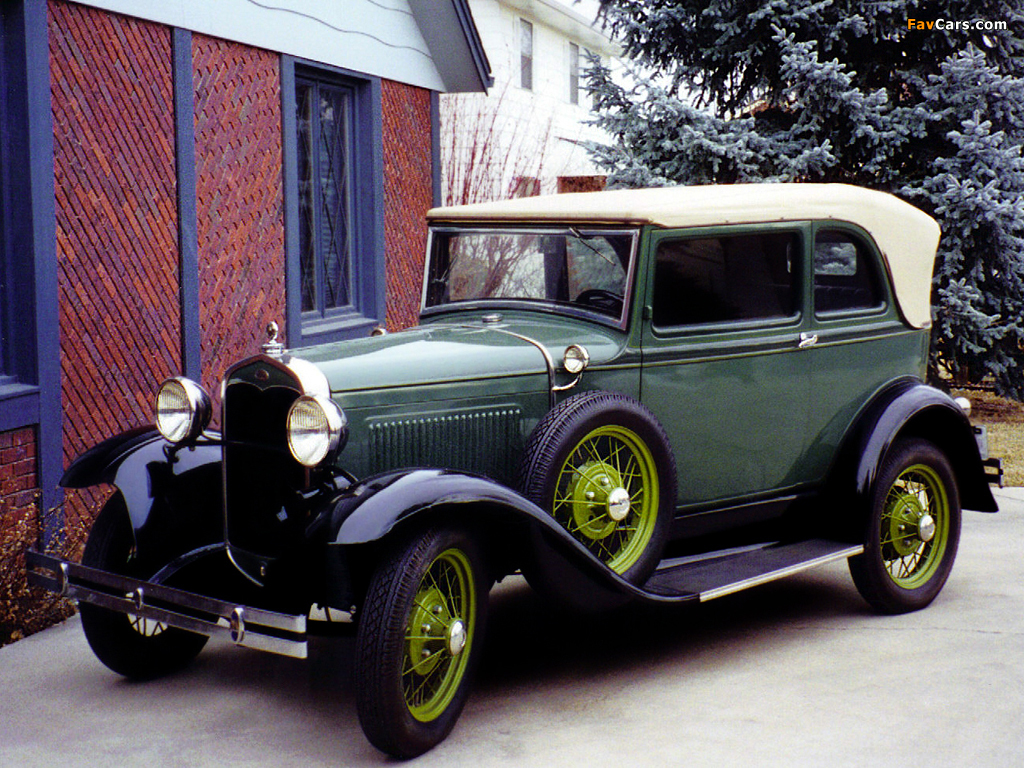 Photos of Ford Model A Convertible Sedan 1930–31 (1024 x 768)