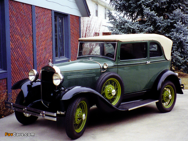 Photos of Ford Model A Convertible Sedan 1930–31 (640 x 480)