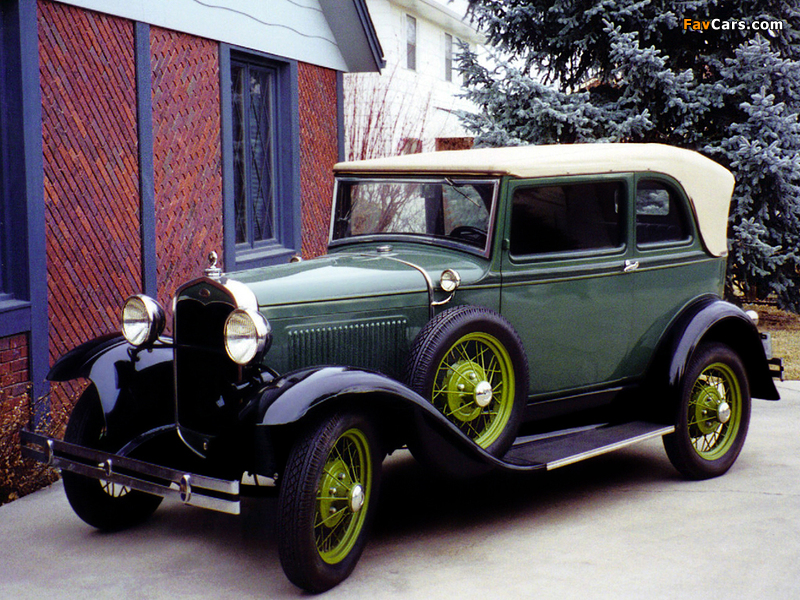 Photos of Ford Model A Convertible Sedan 1930–31 (800 x 600)