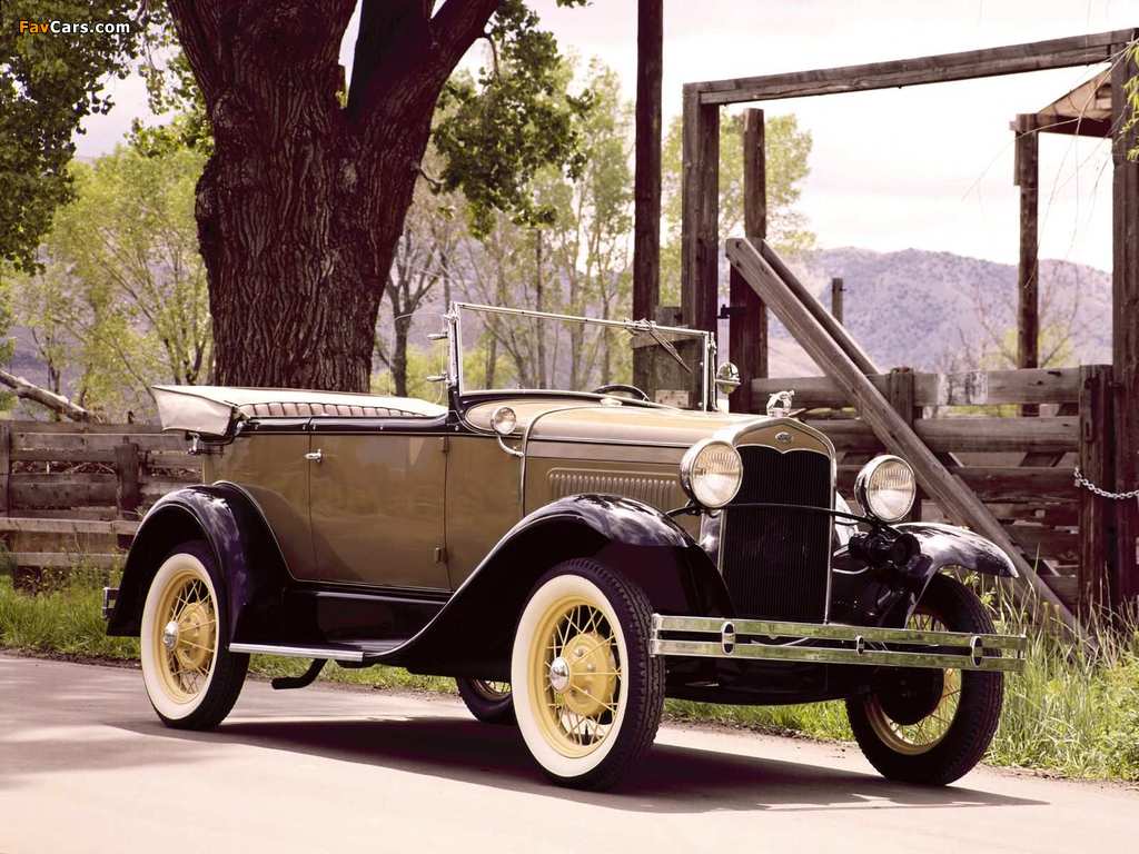 Photos of Ford Model A 2-door Phaeton (180B) 1930–31 (1024 x 768)