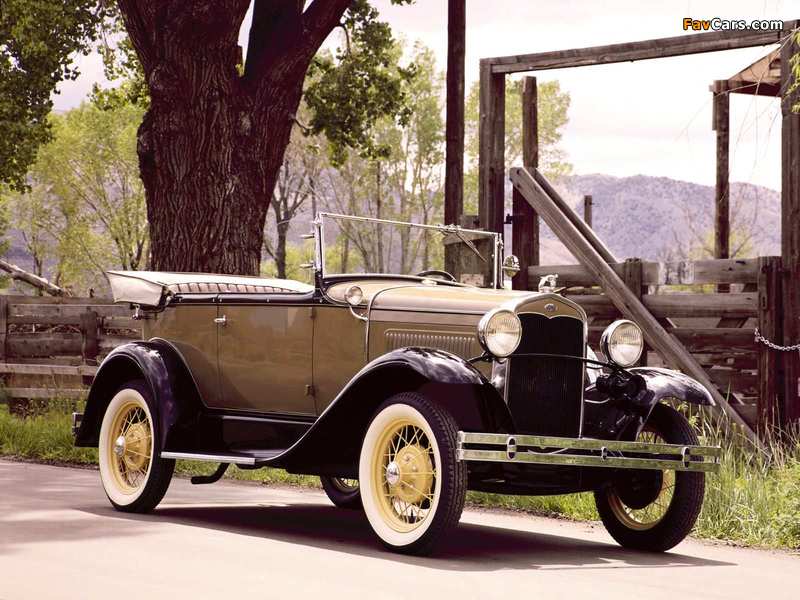 Photos of Ford Model A 2-door Phaeton (180B) 1930–31 (800 x 600)