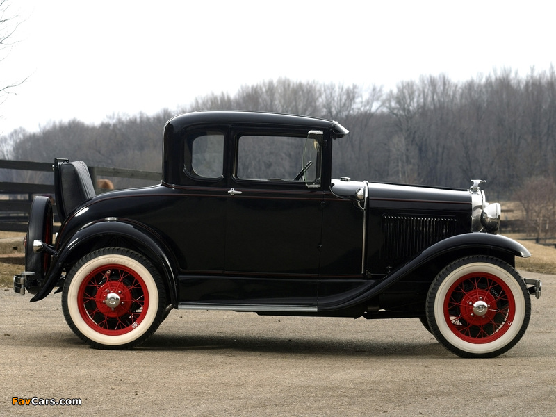 Photos of Ford Model A 5-window Coupe (45B) 1930–31 (800 x 600)