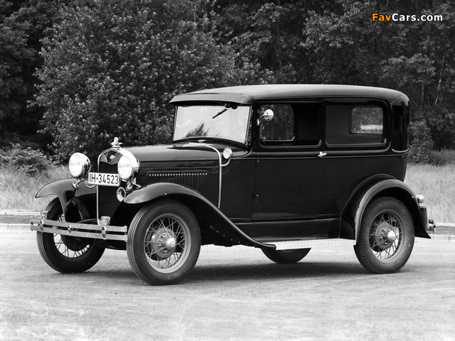 Photos of Ford Model A Tudor Sedan (55B) 1930–31 (640 x 480)