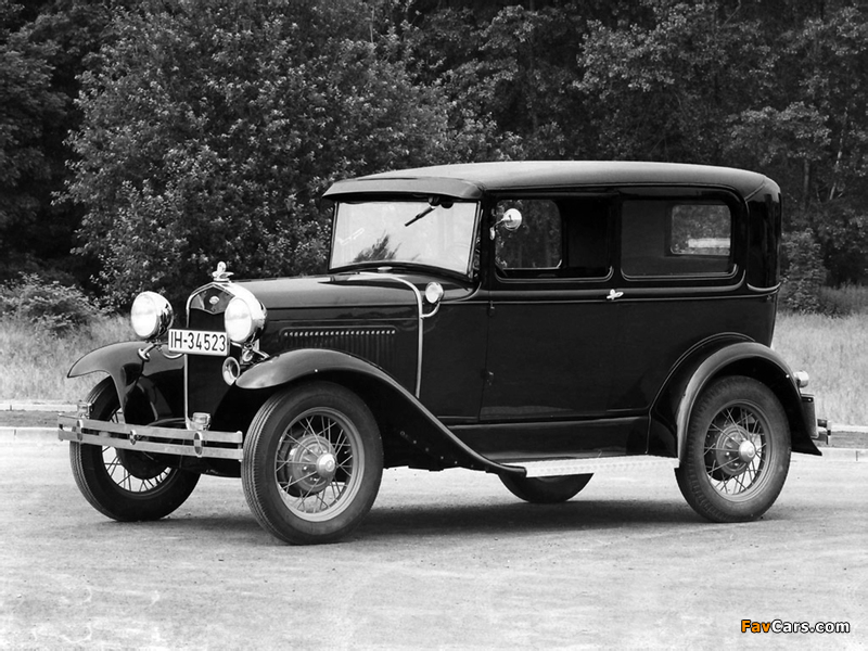 Photos of Ford Model A Tudor Sedan (55B) 1930–31 (800 x 600)