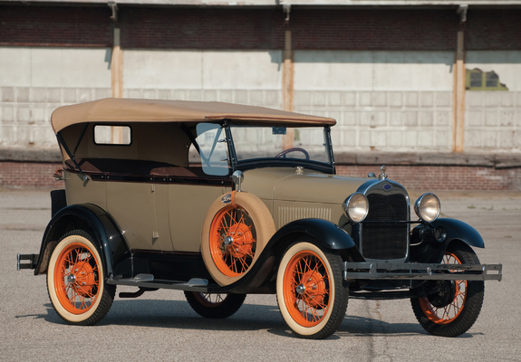 Pictures of Ford Model A 4-door Phaeton (35A) 1927–29