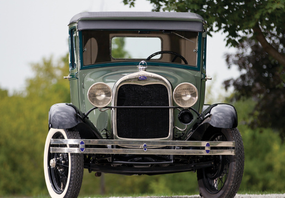 Pictures of Ford Model A Business Coupe (54A) 1929