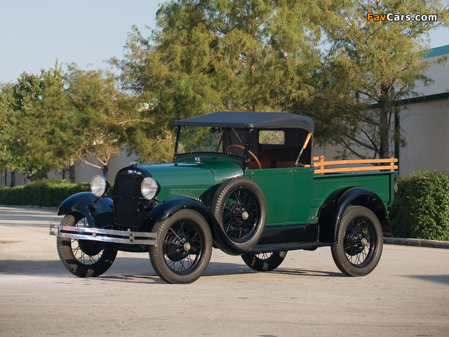 Ford Model A AR Roadster Pickup 1927–28 wallpapers (640 x 480)