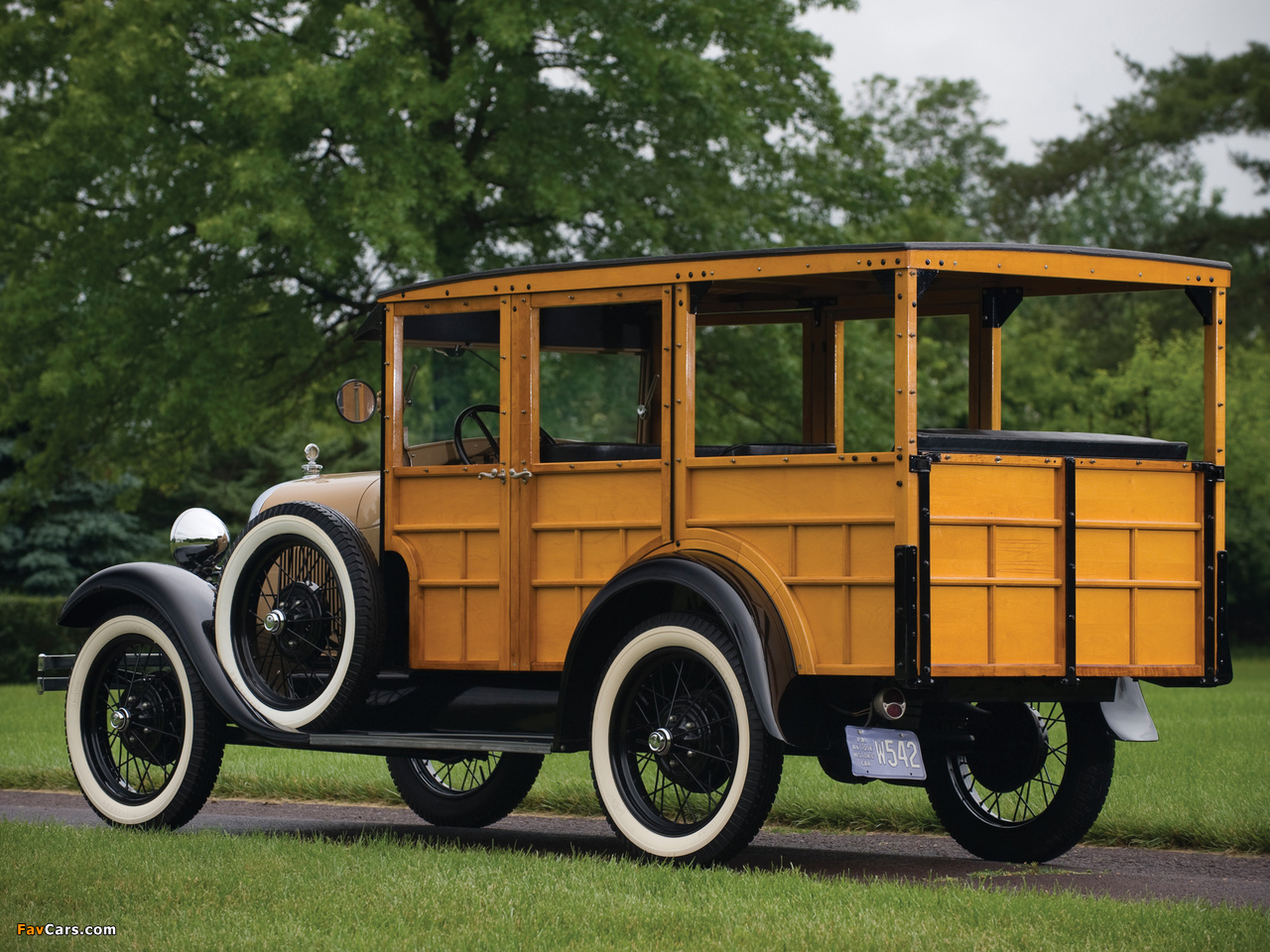 Ford Model A Woody Station Wagon (150A) 1929 wallpapers (1280 x 960)