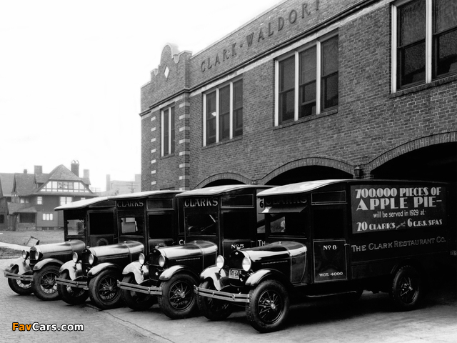 Ford Model AA Delivery Van 1929 wallpapers (640 x 480)