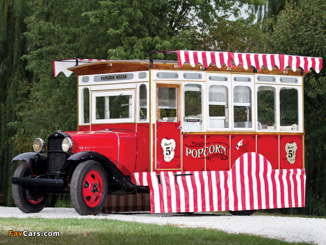 Ford Model AA Popcorn Truck by Cretors 1930 pictures (640 x 480)