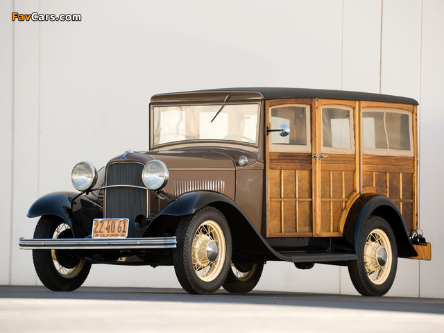 Ford Model B Station Wagon (150) 1932 photos (640 x 480)