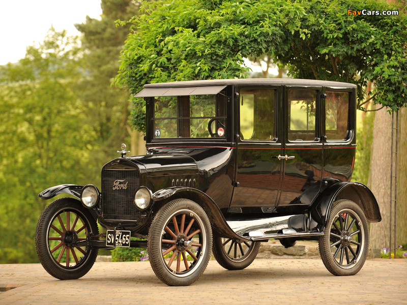 Photos of Ford Model T Fordor Sedan 1923–24 (800 x 600)