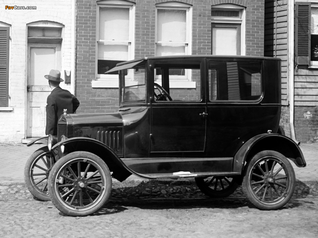 Ford Model T Tudor Sedan 1923–25 wallpapers (1024 x 768)